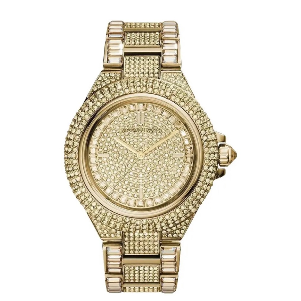 Michael Kors iced out watch